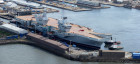 QE aircraft carrier at Rosyth - image #1